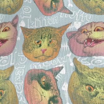 Realistic Cat Head Stretch Jersey