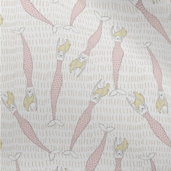 Pink Happy Mermaid Chiffon