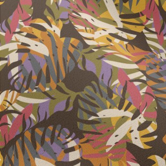 Colorful Abstract Tropical Pla Chiffon