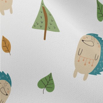 Cute Forest Hedgehog Chiffon