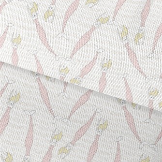 Pink Happy Mermaid Waterproof Oxford