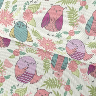 Children&#39;s Cute Owl And Fl Waterproof Oxford