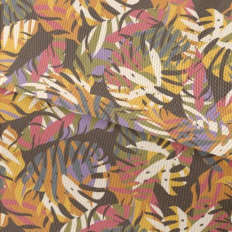 Colorful Abstract Tropical Pla Waterproof Oxford