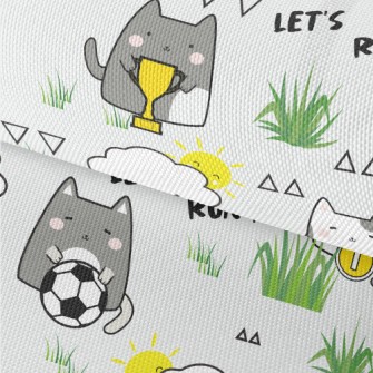 Cat Playing Ball And Winning T Waterproof Oxford