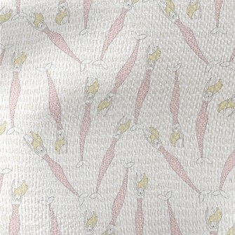 Pink Happy Mermaid Waterproof Canvas
