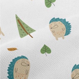 Cute Forest Hedgehog Performance Linen