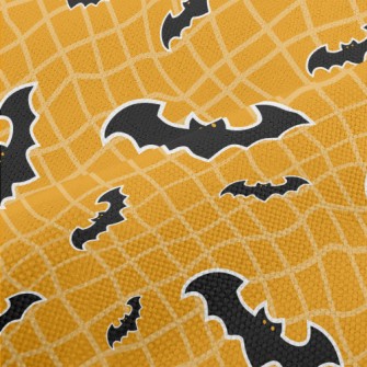 Black Bat And Twisted Grid Performance Linen