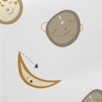 Quiet Planet And Shooting Star Twill