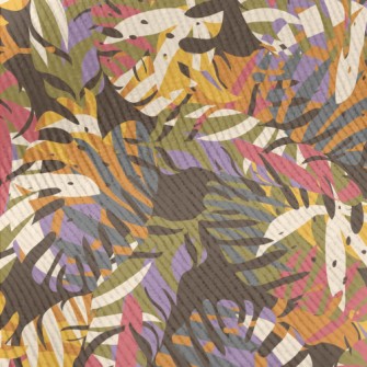 Colorful Abstract Tropical Pla Standard Corduroy