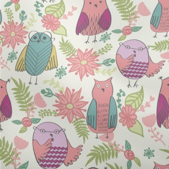 Children&#39;s Cute Owl And Fl Dobby