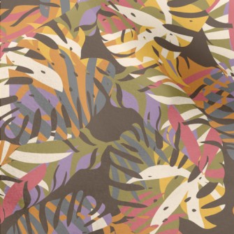 Colorful Abstract Tropical Pla Micro Fleece
