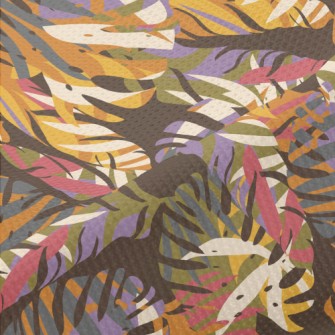 Colorful Abstract Tropical Pla Piqué