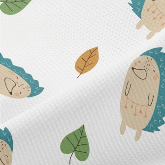 Cute Forest Hedgehog Piqué