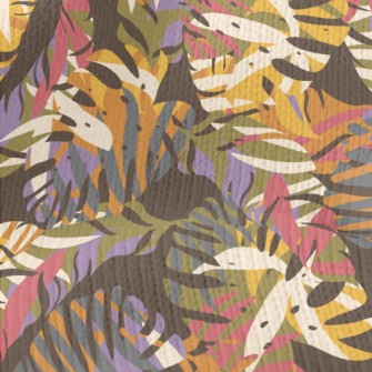 Colorful Abstract Tropical Pla Stretch Jersey