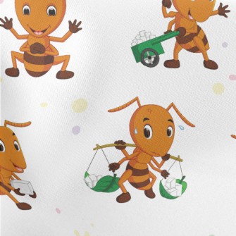 Hard Working Ants Lightweight Cotton Poplin