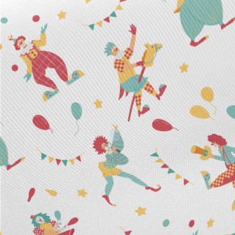 Juggling Clowns Midweight Cotton Poplin