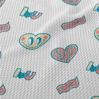 Valentine's Day Naughty He Birdseye Piqué