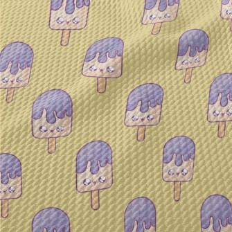 Big Eyes Purple Popsicle Birdseye Piqué