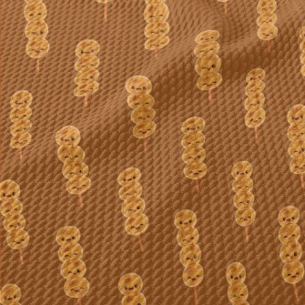 Cartoon Soy Sauce Dumplings Birdseye Piqué