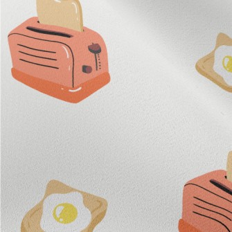 Toast With Poached Eggs Chiffon
