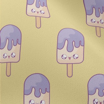 Big Eyes Purple Popsicle Chiffon