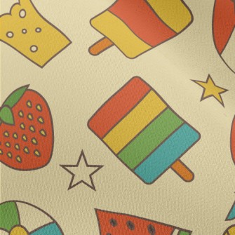 Retro Summer Beach Chiffon