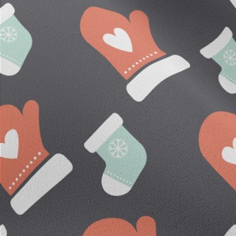 Christmas Gloves And Socks Chiffon