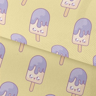 Big Eyes Purple Popsicle Waterproof Oxford