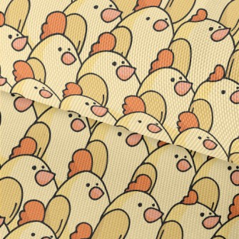 Cute Hand Drawn Chickens Waterproof Oxford
