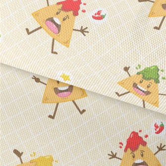 Cartoon Potato Chips With Dip Waterproof Oxford