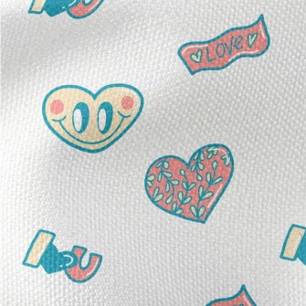 Valentine's Day Naughty He Waterproof Canvas