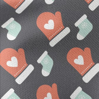 Christmas Gloves And Socks Waterproof Canvas