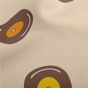 Retro Vinyl Records Athletic Mesh Flat Back
