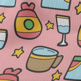 Cartoon Hand Drawn Cup Terry