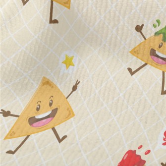 Cartoon Potato Chips With Dip Terry