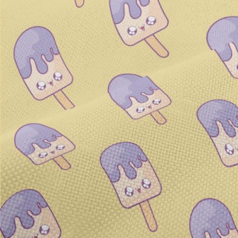 Big Eyes Purple Popsicle Performance Linen