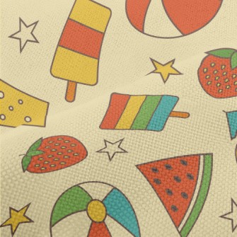 Retro Summer Beach Performance Linen