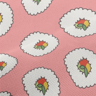 Cute Cartoon Sushi Roll Performance Linen