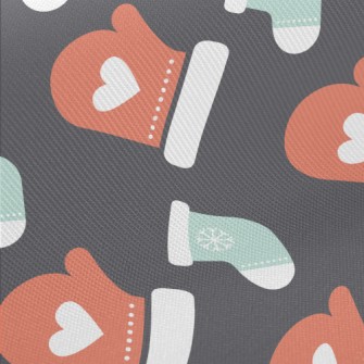Christmas Gloves And Socks Twill