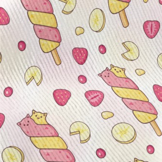 Two-color Cat Popsicle Standard Corduroy