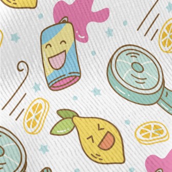 Summer Themed Graffiti Standard Corduroy