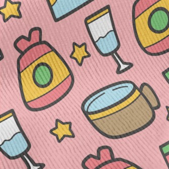 Cartoon Hand Drawn Cup Standard Corduroy