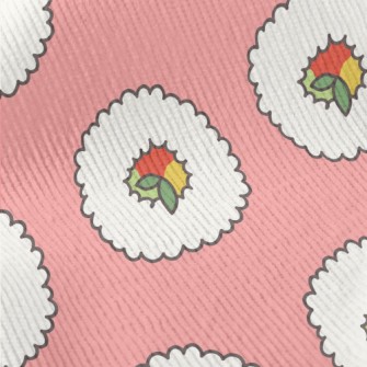 Cute Cartoon Sushi Roll Standard Corduroy