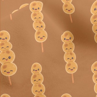 Cartoon Soy Sauce Dumplings Micro Fleece