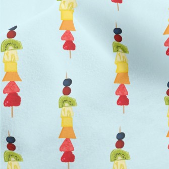 Rainbow Fruit Skewers Micro Fleece