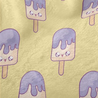 Big Eyes Purple Popsicle Minky