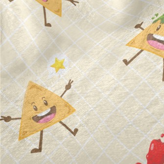 Cartoon Potato Chips With Dip Minky