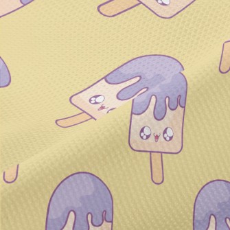 Big Eyes Purple Popsicle Piqué