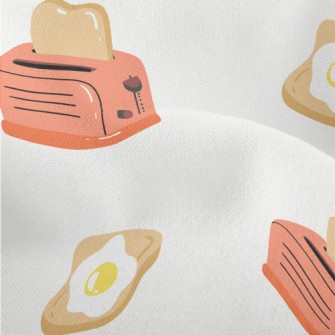 Toast With Poached Eggs Lightweight Performance Linen