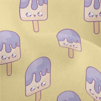 Big Eyes Purple Popsicle Lightweight Performance Linen